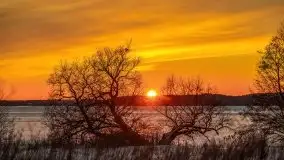 Zachód słońca Pierkunowo i okolice, luty 2021 - zdjęcie 27