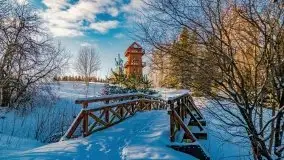 Stare Juchy w zimowej aurze, luty 2021 r. - zdjęcie 1