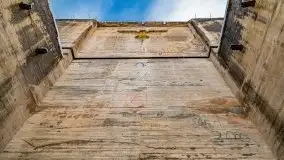 Śluza w Leśniewie Górnym w zimowej szacie, luty 2021 - zdjęcie 47