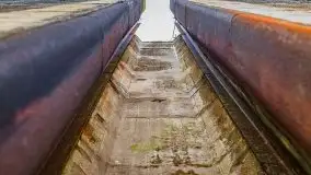 Śluza w Leśniewie Górnym w zimowej szacie, luty 2021 - zdjęcie 50