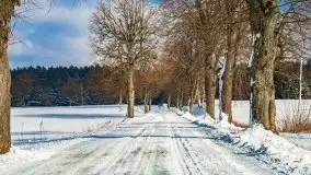 Jezioro Ślepieniec skąpane w zimowej bieli, luty 2021 - zdjęcie 44