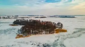 Zachód słońca nad jeziorem Niegocin, luty 2021 - zdjęcie 15