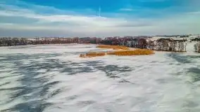 Zachód słońca nad jeziorem Niegocin, luty 2021 - zdjęcie 12