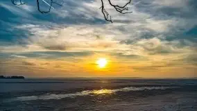 Zachód słońca nad jeziorem Niegocin, luty 2021 - zdjęcie 28