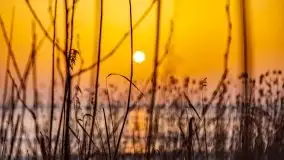 Zimowy zachód słońca nad jeziorem Śniardwy - zdjęcie 7