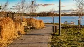 Zimowy wieczór i zachód słońca w Rynie, luty 2021 - zdjęcie 2