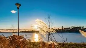 Zimowy wieczór i zachód słońca w Rynie, luty 2021 - zdjęcie 21