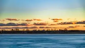 Zimowy wieczór i zachód słońca w Rynie, luty 2021 - zdjęcie 38