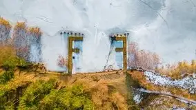 Przedwiosenny zachód słońca nad jeziorem Gołdopiwo i Żabiniec - zdjęcie 3