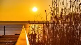 Przedwiosenny zachód słońca nad jeziorem Gołdopiwo i Żabiniec - zdjęcie 12