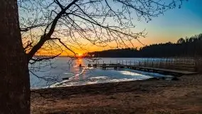 Przedwiosenny zachód słońca nad jeziorem Gołdopiwo i Żabiniec - zdjęcie 65