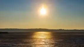 Marcowy zachód słońca nad jeziorem Dejguny - zdjęcie 5