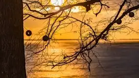 Efekt halo - zachód słońca nad jeziorem Dargin - zdjęcie 12