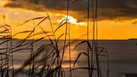 Efekt halo - zachód słońca nad jeziorem Dargin - zdjęcie 9