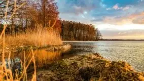 Efekt halo - zachód słońca nad jeziorem Dargin - zdjęcie 40