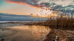 Ostatni zimowy zachód słońca, jezioro Niegocin 03.2021 - zdjęcie 22