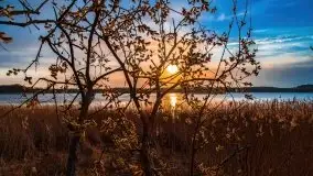 Wiosenny wschód słońca nad jeziorem Pozezdrze - zdjęcie 11