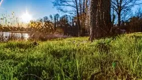 Kwietniowy zachód słońca w Mrągowie - zdjęcie 13