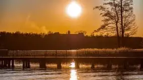 Kwietniowy zachód słońca w Mrągowie - zdjęcie 10