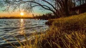 Kwietniowy zachód słońca w Mrągowie - zdjęcie 8