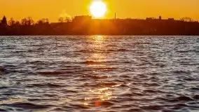 Kwietniowy zachód słońca w Mrągowie - zdjęcie 35