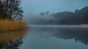 Majowy wschód słońca nad jeziorem Wojnowo - zdjęcie 3