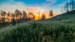 Majowy wschód słońca nad jeziorem Wojnowo - zdjęcie 1