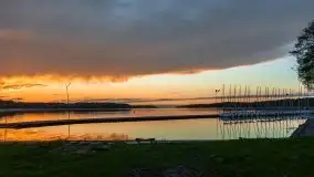 Zachód słońca nad jeziorem Kisajno - zdjęcie 10