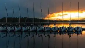 Zachód słońca nad jeziorem Kisajno - zdjęcie 19