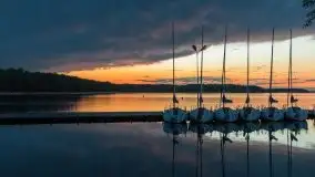 Zachód słońca nad jeziorem Kisajno - zdjęcie 14