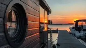 Zachód słońca w porcie Ognisty Ptak, maj 2021 - zdjęcie 3