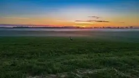 Wiosenne mgły nad polami Mazur w okolicy Pozezdrza - zdjęcie 10