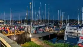 Stanica Wodna Stranda po zmierzchu, lipiec 2021 - zdjęcie 17