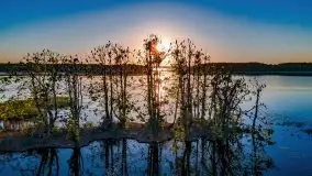 Jezioro Kirsajty o zachodzie słońca - zdjęcie 20