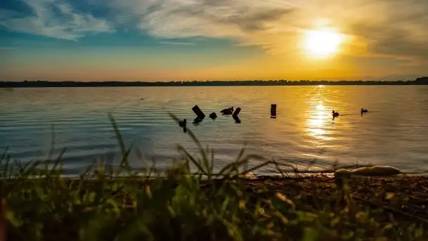 Zachód słońca nad jeziorem Mamry, czerwiec 2021 - zdjęcie 4