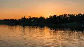 Wieczorny zachód podczas rejsu po ryńskim, czerwiec 2021 - zdjęcie 11