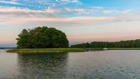 Wieczorny zachód podczas rejsu po ryńskim, czerwiec 2021 - zdjęcie 14