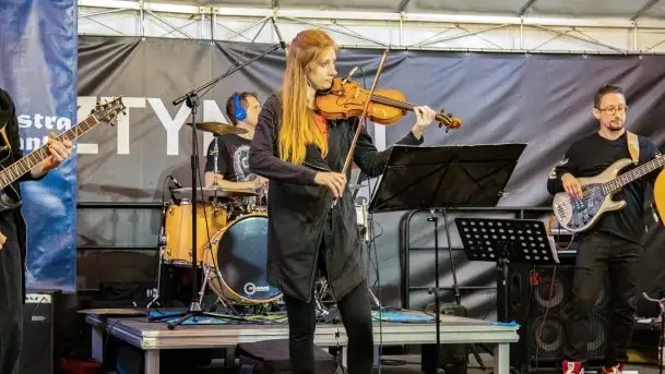 Orkiestra Samanta w porcie Sztynort, czerwiec 2021 r. - zdjęcie 2