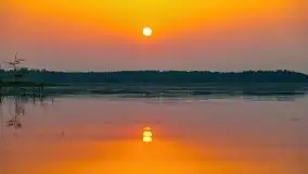 Zachód słońca nad jeziorem Kirsajty - zdjęcie 20