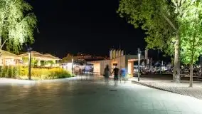 Nocne Mikołajki, Wioska Żeglarska i część promenady - zdjęcie 27