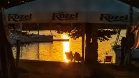 Zachód słońca nad jeziorem Bocznym, czerwiec 2021 r. - zdjęcie 18