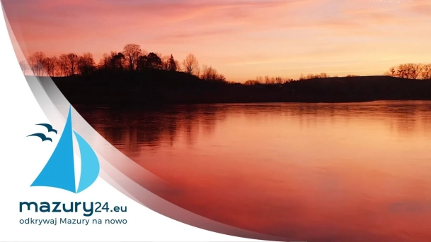 Miłośnicy Mazur - jezioro Grajewko po zachodnie słońca, #pullback