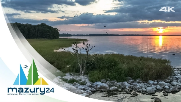 Relaksuj się Mazurami - wyspa Poganckie Kępy, 4K