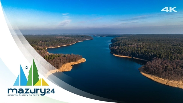 Mazury zimą, nad Bełdanami, 4K