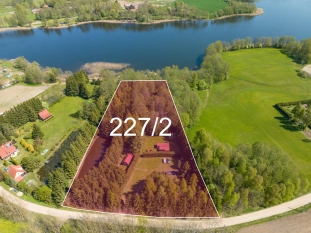 Sprzedam działkę z linią brzegową jeziora. Pow.  9670 m kw.  - Mazury Garbate - zdjęcie 9