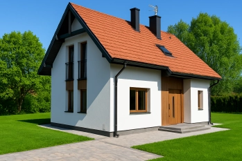 Nowy dom nad jeziorem Szelment z prywatną plażą - zdjęcie 1