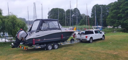 Łódź mazury 670 z Silnikiem Evinrude 200 Stan BDB - zdjęcie 13