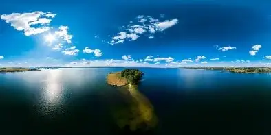 Wyspa Grajewska Kępa, jezioro Niegocin