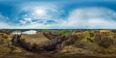 Zwalony most, jezioro Patelnia