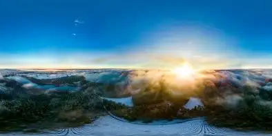 Mgła nad jeziorami Boczne, Mulik i Jagodne